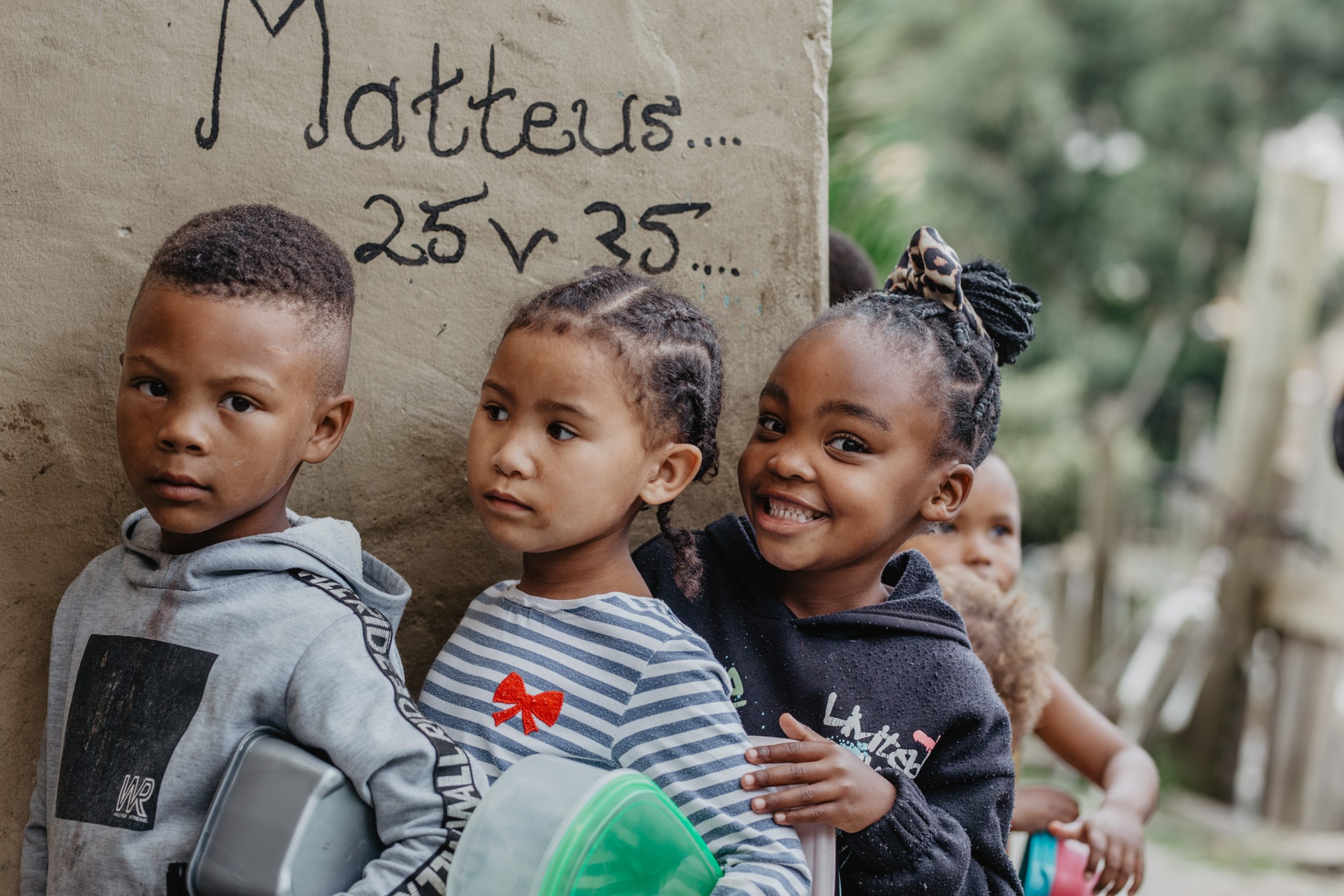 Children at the Renewal Hub