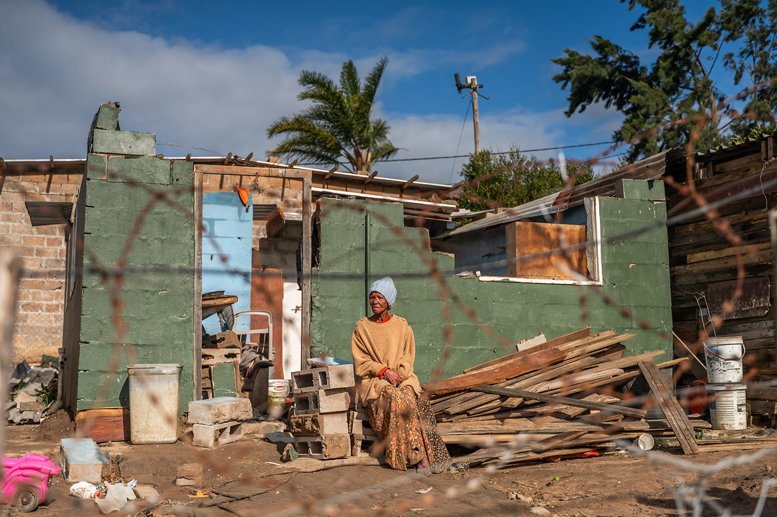 Home rebuilding in Golden Valley